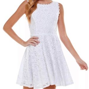 White Lace Graduation Dress - City Studio - Macy’s - Size 5